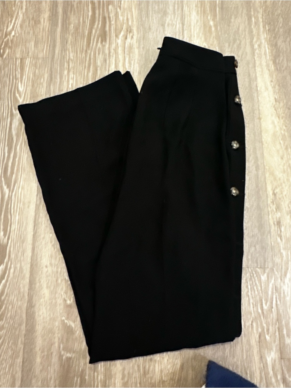NWT Express Wide Leg Super High Rise Button Side Trouser - Picture 4 of 4